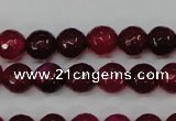 CAG4489 15.5 inches 6mm faceted round agate beads wholesale