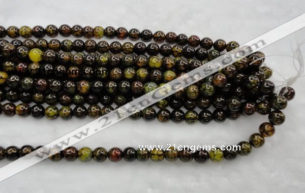 CAG449 15.5 inches 16mm round agate gemstone beads Wholesale