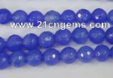 CAG4506 15.5 inches 8mm faceted round agate beads wholesale