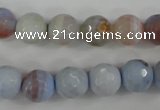 CAG4533 15.5 inches 10mm faceted round agate beads wholesale