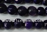 CAG4633 15.5 inches 6mm faceted round fire crackle agate beads