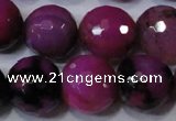 CAG4667 15.5 inches 10mm faceted round fire crackle agate beads