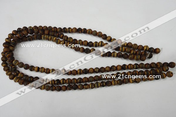 CAG4756 15 inches 6mm round tibetan agate beads wholesale