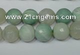 CAG4813 15 inches 10mm faceted round fire crackle agate beads