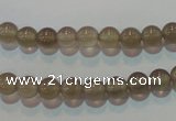 CAG5240 15.5 inches 6mm round Brazilian grey agate beads wholesale