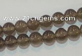 CAG5241 15.5 inches 8mm round Brazilian grey agate beads wholesale