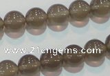 CAG5242 15.5 inches 10mm round Brazilian grey agate beads wholesale