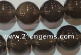 CAG5245 15.5 inches 16mm round Brazilian grey agate beads wholesale