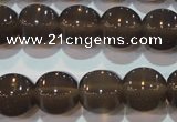 CAG5259 15.5 inches 14*15mm pumpkin Brazilian grey agate beads