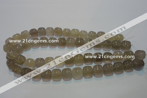 CAG5261 15.5 inches 14*14mm square Brazilian grey agate beads