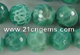 CAG5312 15.5 inches 10mm faceted round peafowl agate gemstone beads