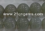 CAG5325 15.5 inches 16mm round grey line agate beads wholesale