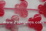 CAG5378 15.5 inches 16*20mm carved butterfly dragon veins agate beads