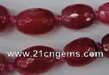 CAG5404 10*14mm – 20*30mm faceted drum dragon veins agate beads