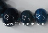 CAG5425 8*12mm – 20*30mm rondelle dragon veins agate beads