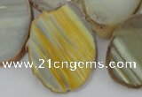 CAG5474 15.5 inches 16*22mm - 25*38mm freeform agate gemstone beads