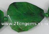 CAG5489 15.5 inches 30*35mm – 35*40mm faceted freeform agate beads