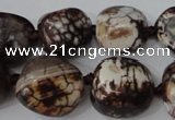 CAG5522 15.5 inches 15*17mm - 17*20mm nuggets agate gemstone beads