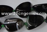 CAG5528 15.5 inches 14*18mm - 22*32mm nuggets agate gemstone beads
