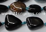 CAG5529 15.5 inches 14*18mm - 22*32mm nuggets agate gemstone beads