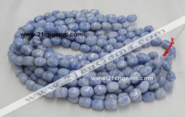 CAG556 16 inches 13*18mm freeform blue agate beads wholesale