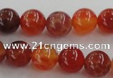 CAG5562 15.5 inches 8mm round natural fire agate beads wholesale