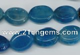 CAG5621 15 inches 13*16mm oval dragon veins agate beads wholesale