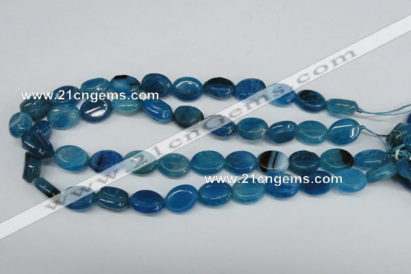 CAG5621 15 inches 13*16mm oval dragon veins agate beads wholesale