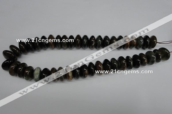 CAG5642 15 inches 8*17mm rondelle agate gemstone beads wholesale