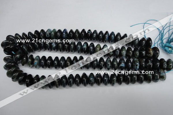 CAG5643 15 inches 8*16mm rondelle agate gemstone beads wholesale