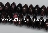 CAG5644 15 inches 8*16mm rondelle agate gemstone beads wholesale