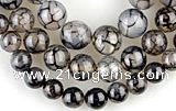 CAG57 5pcs 10&12&14mm round dragon veins agate beads