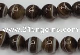 CAG5902 15 inches 10mm round Madagascar agate gemstone beads