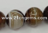 CAG5907 15 inches 20mm round Madagascar agate gemstone beads