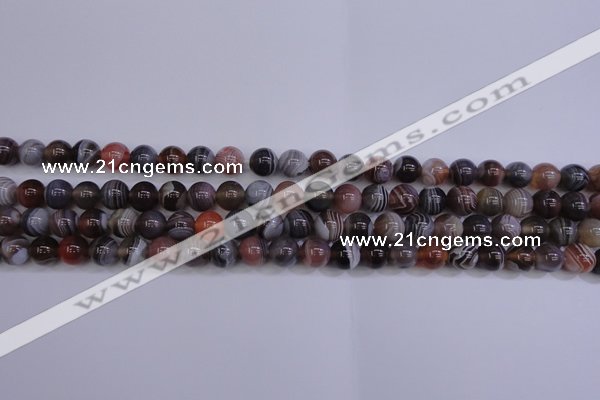 CAG5952 15.5 inches 8mm round botswana agate beads wholesale