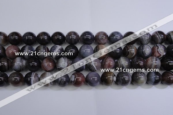 CAG5957 15.5 inches 18mm round botswana agate beads wholesale