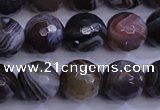 CAG5962 15.5 inches 10mm faceted round botswana agate beads wholesale