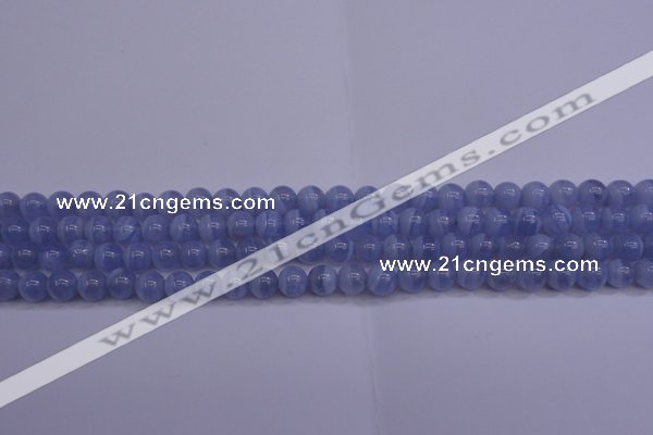 CAG5971 15.5 inches 6mm round blue lace agate beads wholesale