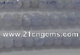 CAG5992 15.5 inches 3*5mm faceted rondelle blue lace agate beads