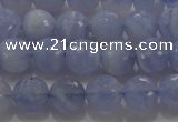 CAG5997 15.5 inches 8mm faceted round blue lace agate beads