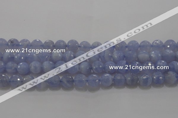 CAG5998 15.5 inches 10mm faceted round blue lace agate beads