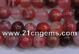 CAG6111 15.5 inches 6mm round south red agate gemstone beads