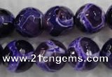 CAG6145 15 inches 10mm faceted round tibetan agate gemstone beads