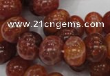 CAG617 15.5 inches 12*16mm rondelle natural fire agate beads