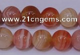 CAG6342 15 inches 8mm round red botswana agate beads wholesale