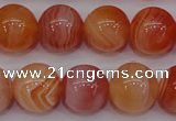 CAG6343 15 inches 10mm round red botswana agate beads wholesale