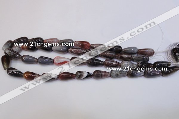 CAG6346 15 inches 10*20mm teardrop botswana agate beads