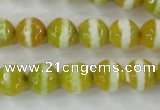 CAG6356 15 inches 12mm faceted round tibetan agate gemstone beads