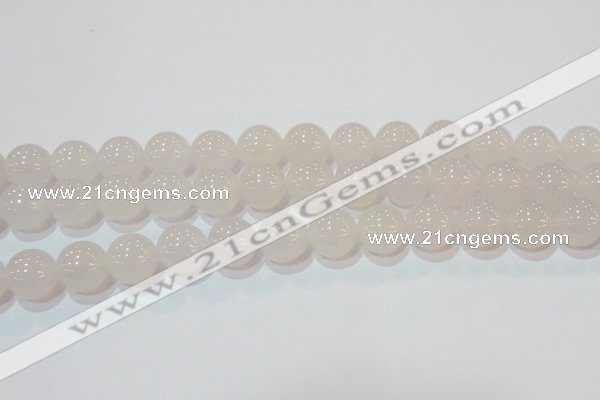 CAG6506 15.5 inches 16mm round Brazilian white agate beads