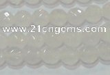 CAG6512 15.5 inches 8mm faceted round Brazilian white agate beads